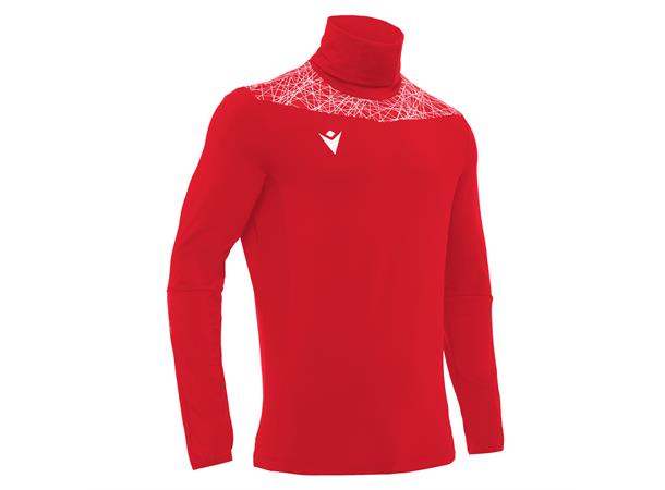 Kolyma Training Top RØD/HVIT M Høyhalset tekninsk treningstop - Unisex 
