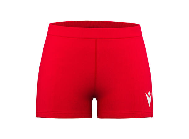 Flower Shorts RED M Løpe Shorts - Dame 